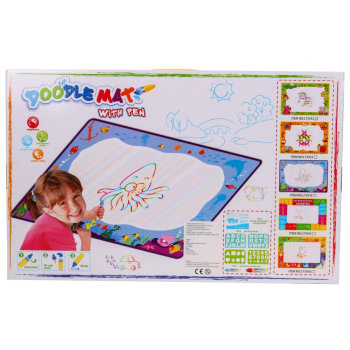 Mata wodna dla dzieci 3+ Znikające rysunki Zabawka kreatywna + 2 Pisaki + 4 Szablony